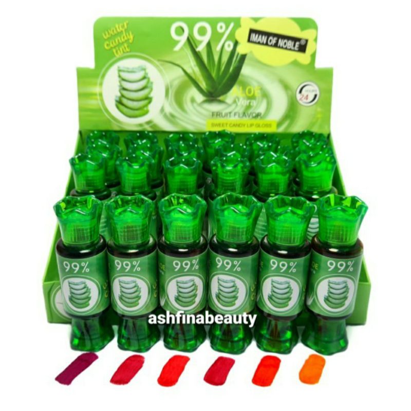 LIP TINT ALOE VERA IMAN OF NOBLE HARGA 6 PCS