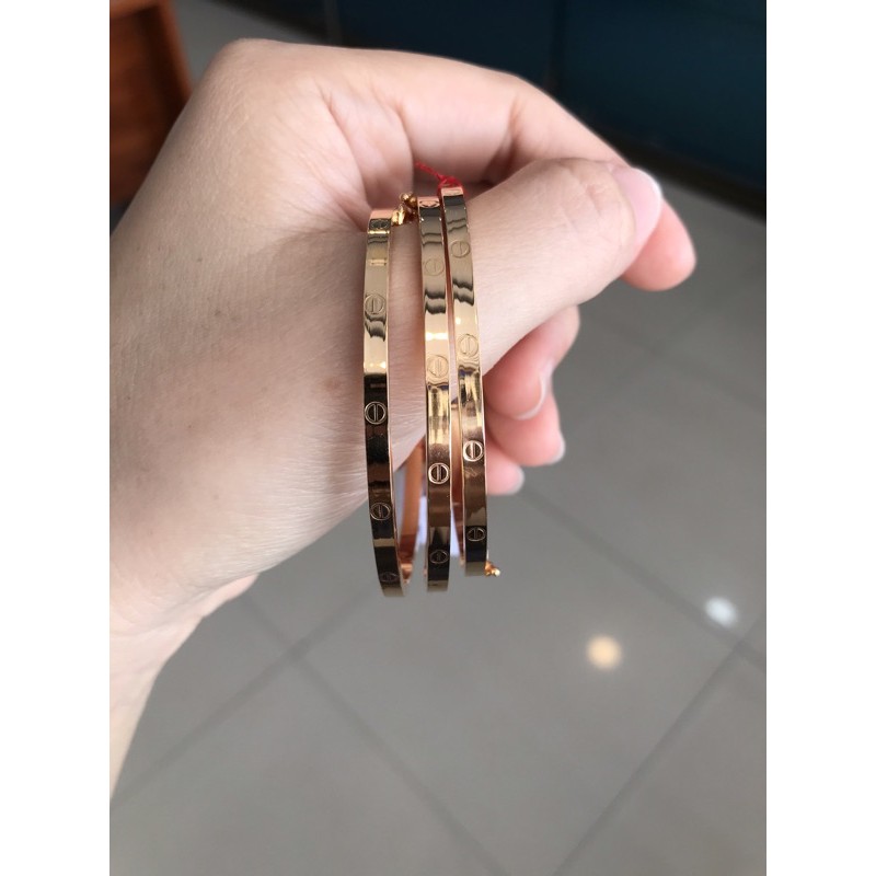 Bangle Cartier emas asli kadar 375