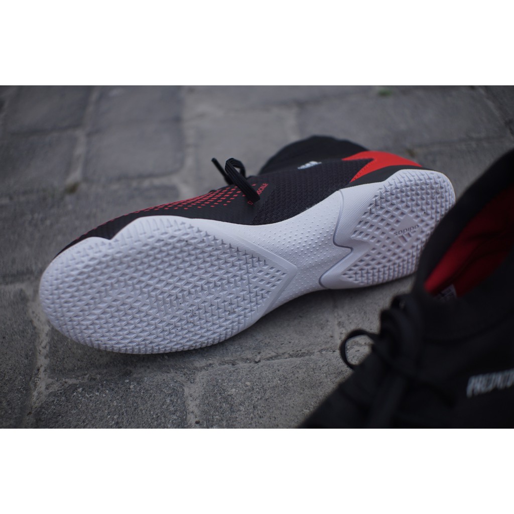 Sepatu Futsal Adidas Predator 20.3 IN - Black/Red  Original