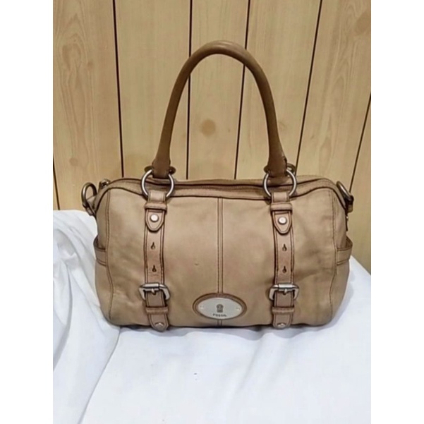 Preloved Tas Fossil Maddox Satchel Large