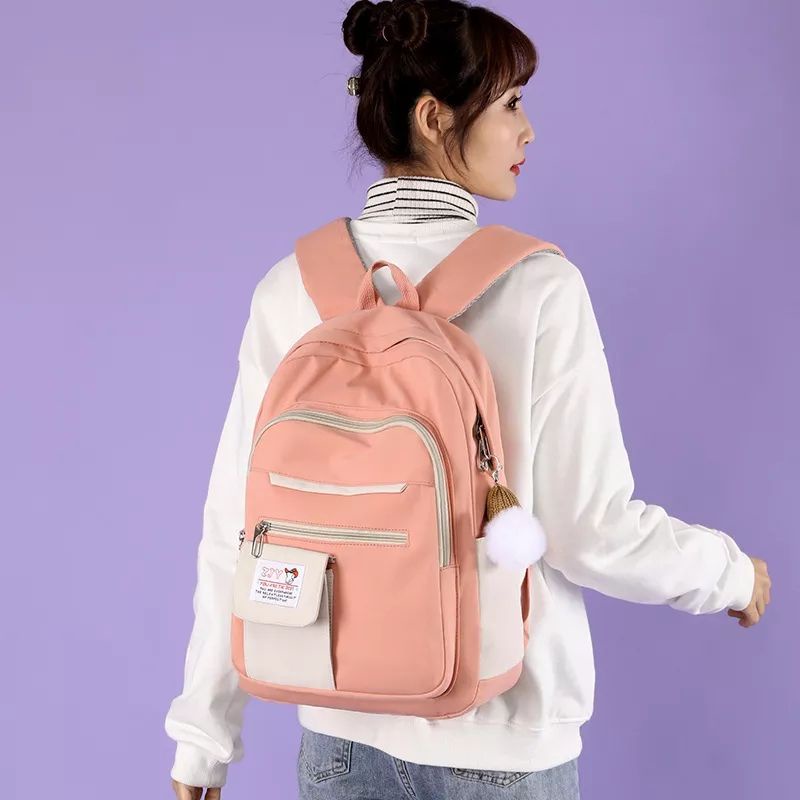 Tas Sekolah Menengah Untuk Anak Perempuan Lucu Kapasitas Besar Tas Sekolah SMA SMP Dan SD Tas Sekolah Anti Air