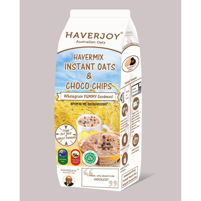 

TERMURAH Havermix Weekly Pack Instant oats & Choco Chips 1kg - 2pcs Kode 650