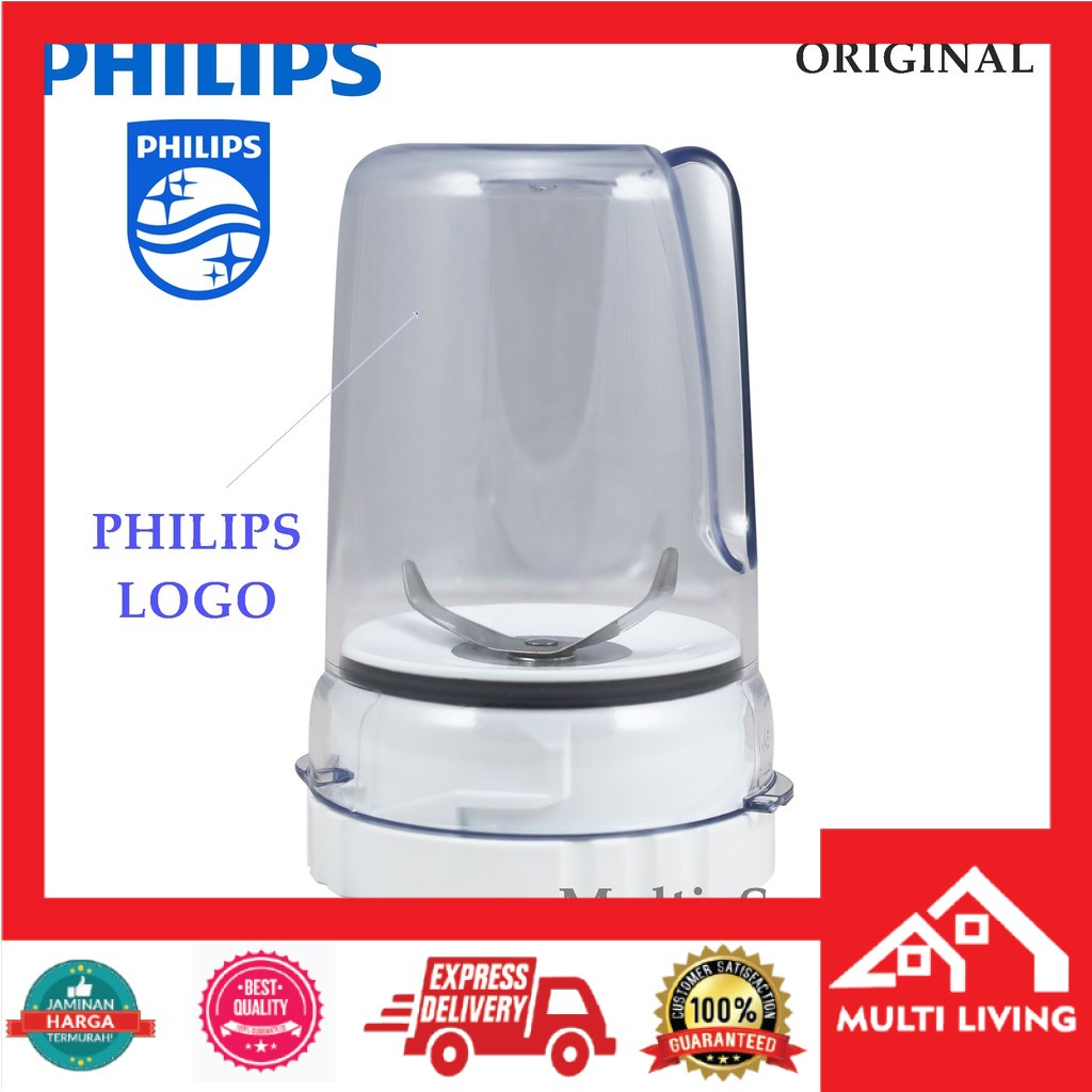 Gelas bumbu Blender Philips ORIGINAL Drymill / Wetmill