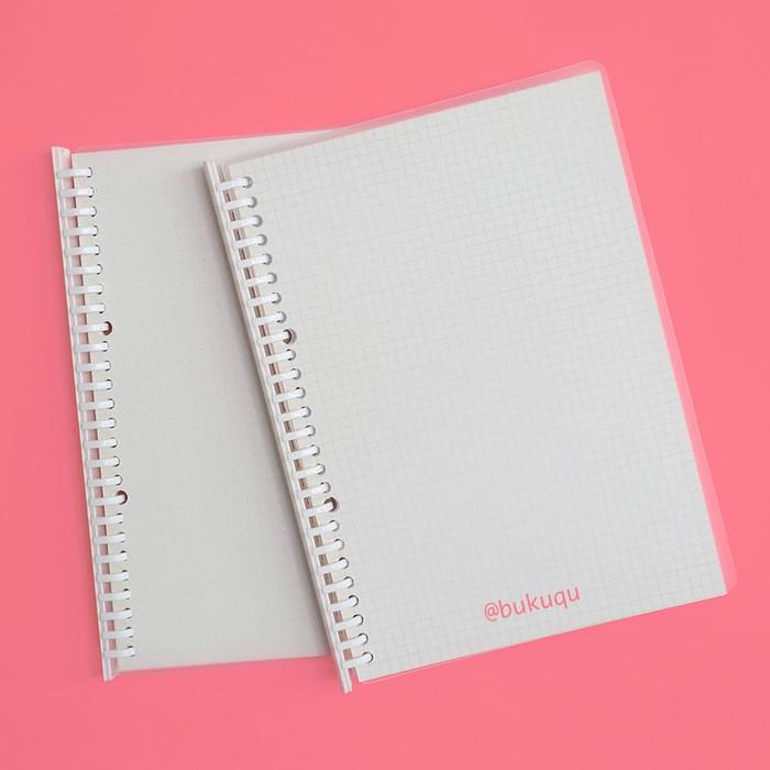 

Notebook / Notebook Refill B5 - Clear Binder - Binder Mika - Cream Paper, Polos