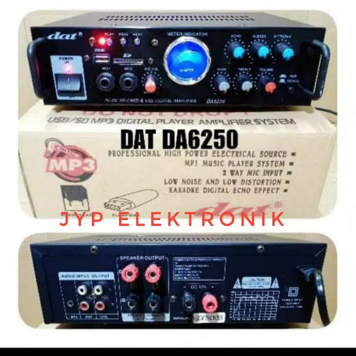 AMPLIFIER KARAOKE DAT DA 6250 / DA6250 MP3 USB DIGITAL