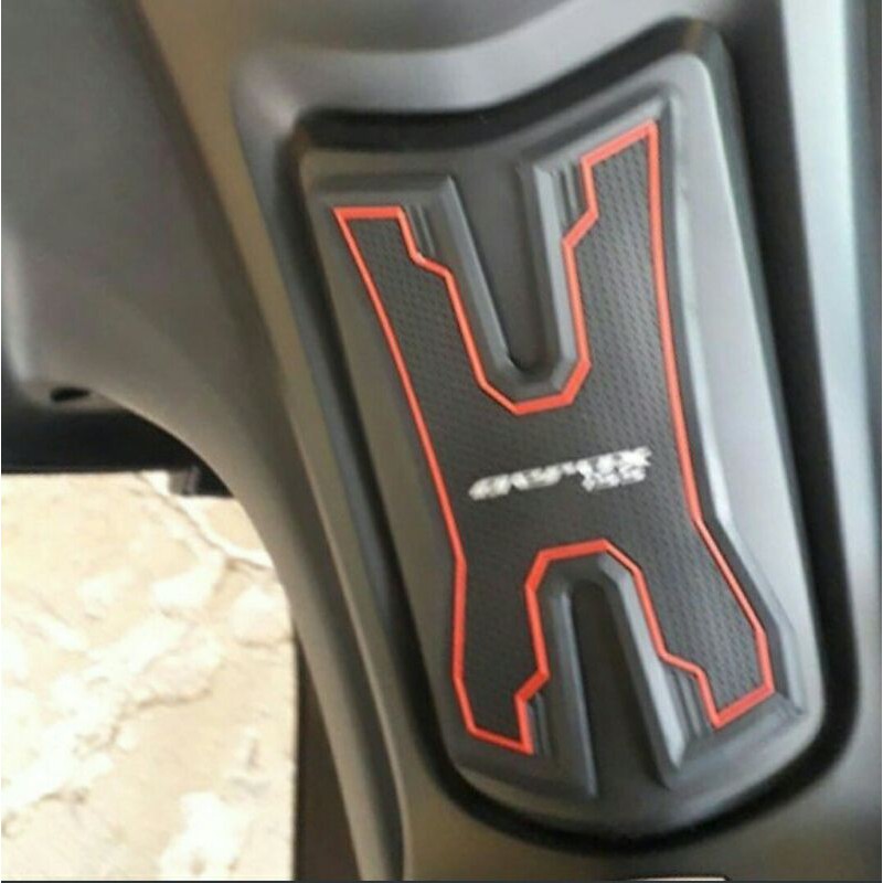 STIKER PROTECTION TANKPAD AEROX KARET 3D TEBAL