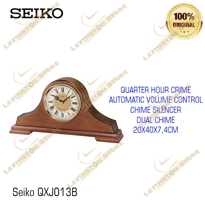 Jam Dinding Seiko QXJ013 Original / Jam Seiko QXJ013 Original Kayu / Jam Meja Westminster QXJ013 / J