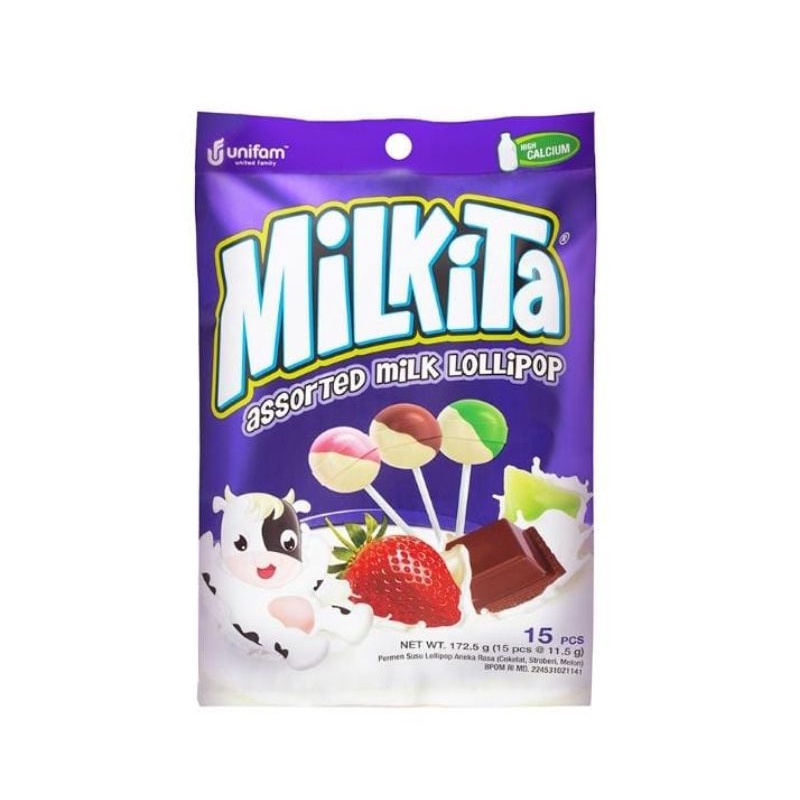 

Milkita Assorted Milk Lollipop 172.5 g