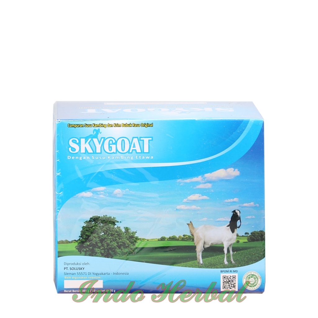 Susu Kambing ETAWA SKY GOAT Full Cream | SKYGOAT PUTIH | ORIGINAL 10 SACHET