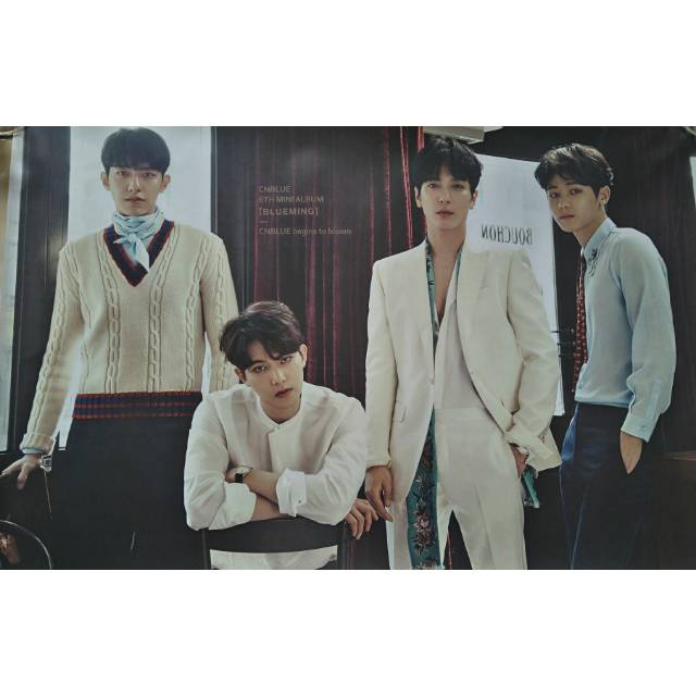 Official Poster CNBLUE 6th Mini Album - Blueming