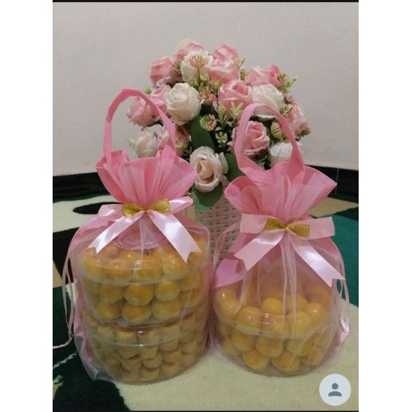 

Tas Toples Kue kering 4susun ukuran 500gr kombinasi Tile+Spundbond untuk 10pcs