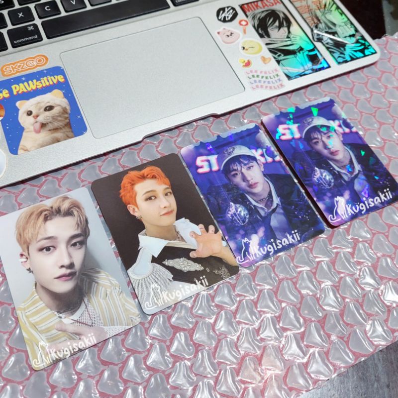 Photocard Stray Kids Bangchan Lucky draw Ld Domino Jewel Noeasy Glitter Christmas Evel pc skz Chan L