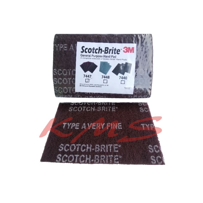 Scotch Brite 3M 7447 - Scotch Brite 3M Merah