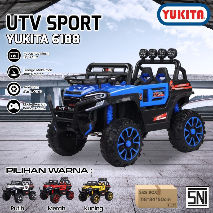 Mainan aki anak YUKITA 6188 UTV SPORT