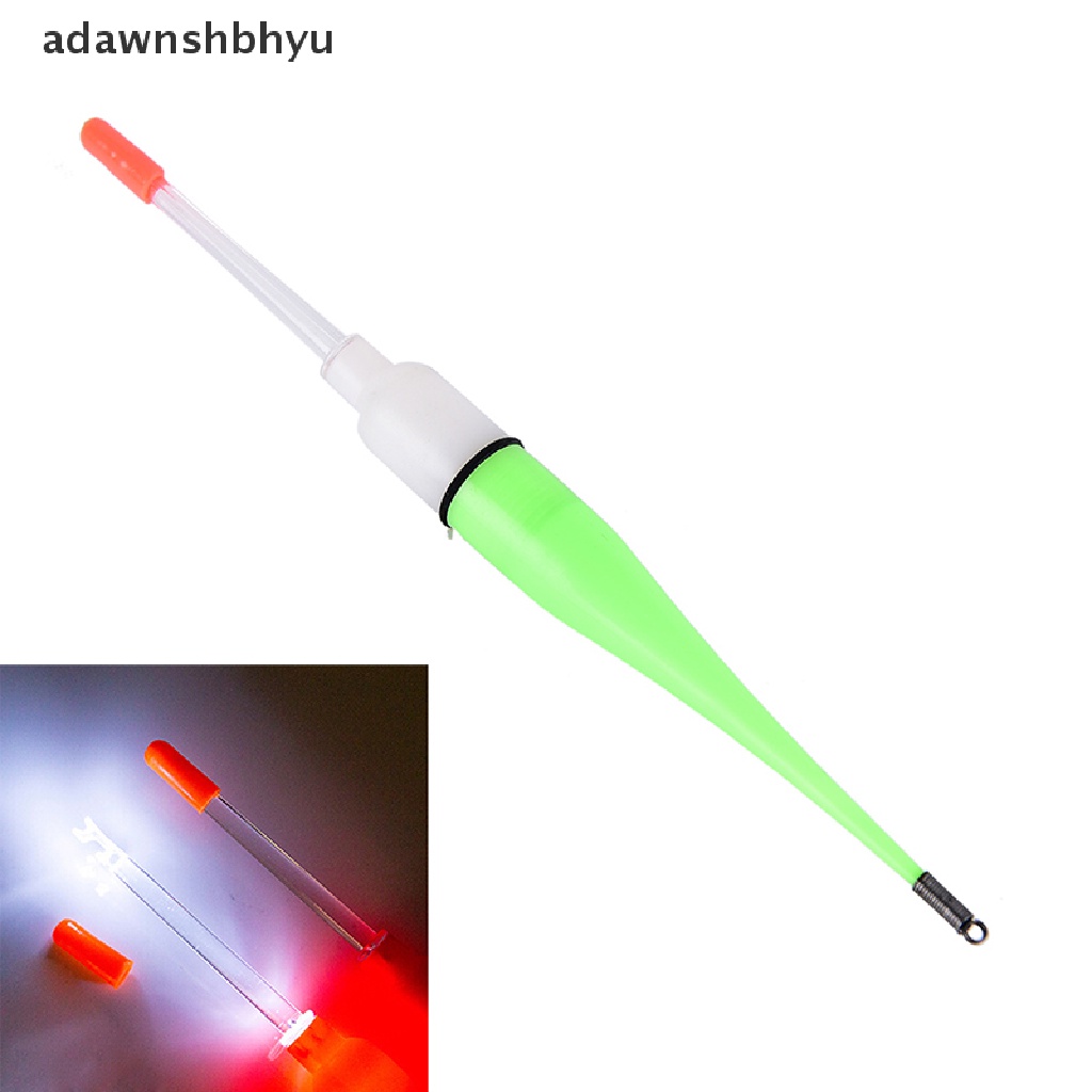 Adawnshbhyu 1XFishing Luminous Float Baterai Dioperasikan Pelampung LED Untuk Memancing Malam Air Gelap