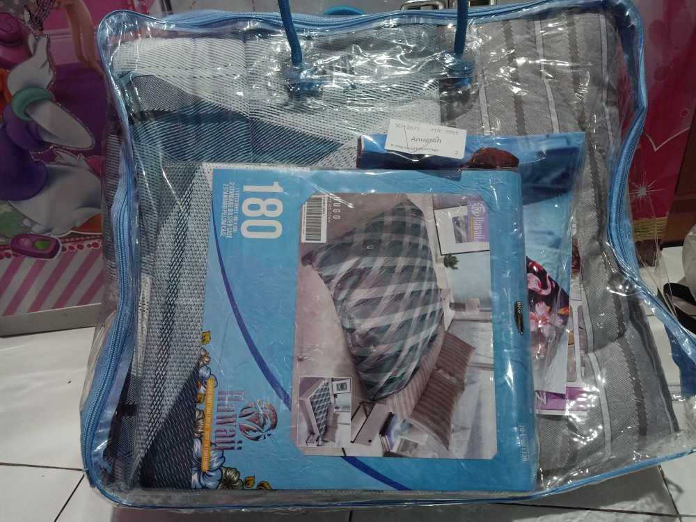 Payung Anak Kain Karakter Gelombang