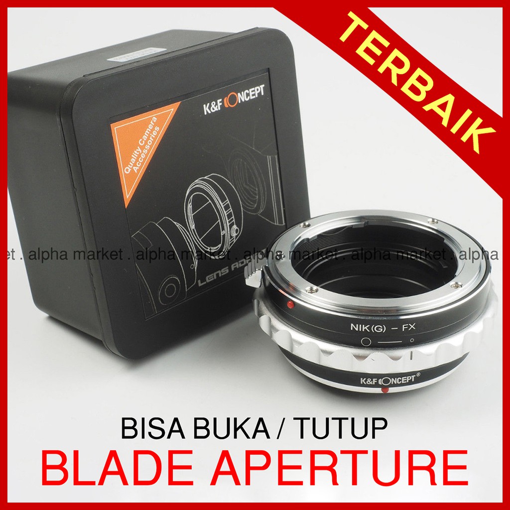 Adapter K&F Lensa Nikon Lens AI AFS AF-S AF-D to ke Kamera Mirrorless Fujifilm Fuji X FX X-Pro1 X-Pr
