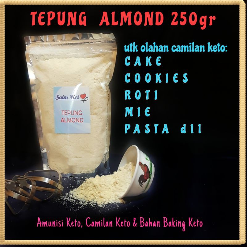 

Tepung almond 250gr