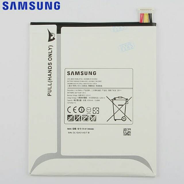 Batre Baterai Baterry Samsung Galaxy Tab A 8.0 T355C GALAXY Tab5 SM-T355 SM-P350 P355C T350 T355