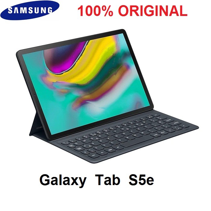 Produk SAMSUNG Book Cover Bookcover Case KEYBOARD Galaxy Tab S5e Original