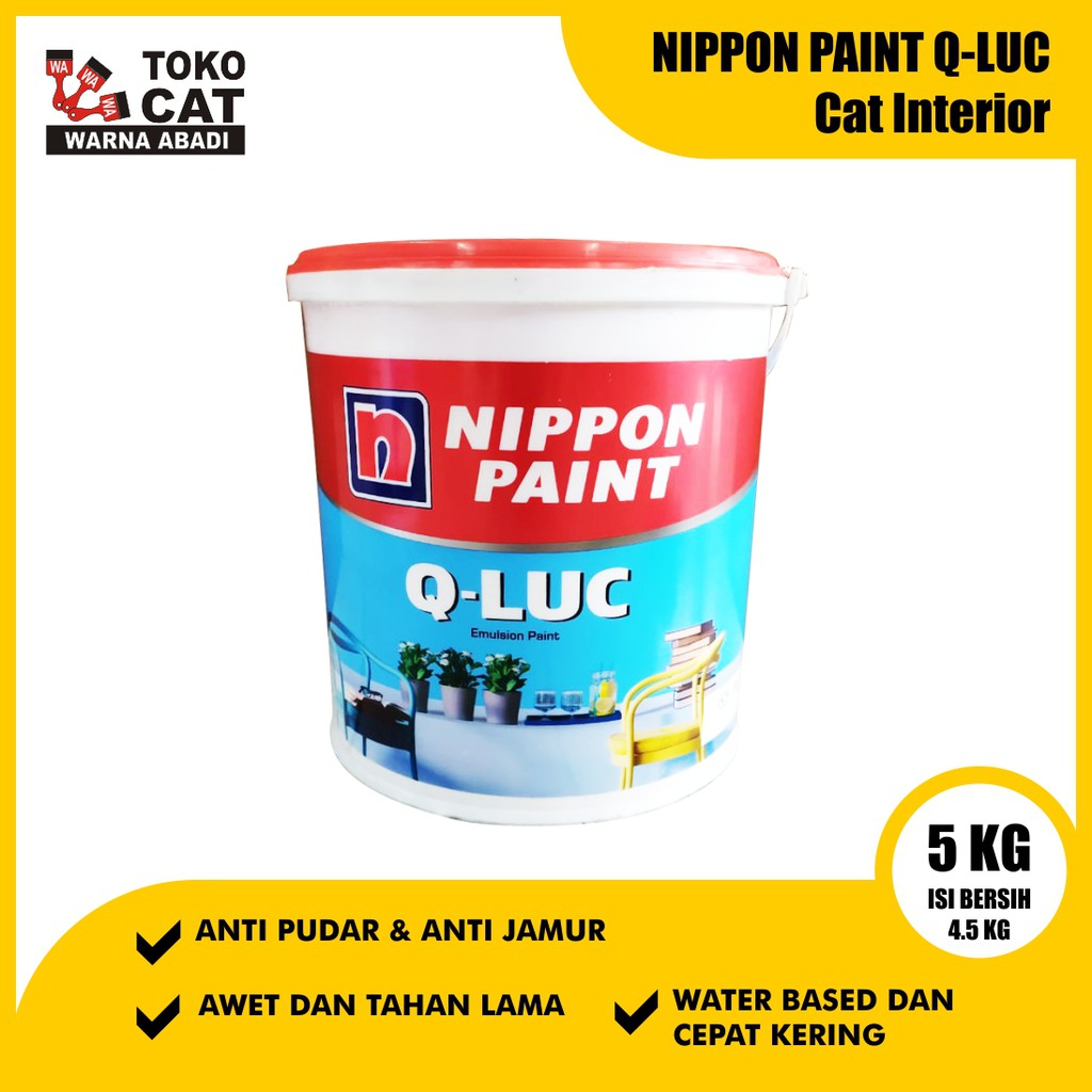 CAT TEMBOK QLUC 5KG WARNA MRY Shopee Indonesia CAT TEMBOK QLUC 5KG WARNA MRY Shopee Indonesia