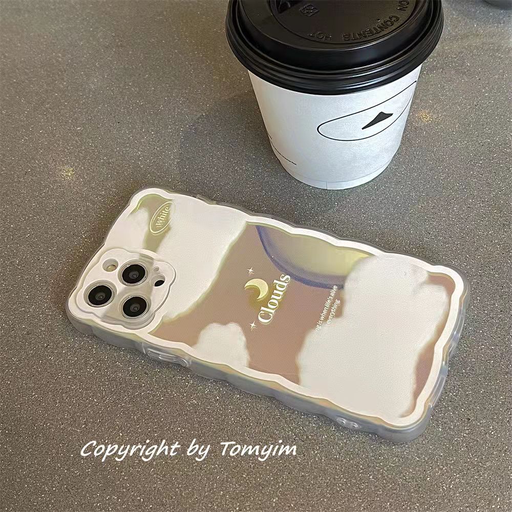 Soft Case Tpu Transparan Gradasi Laser Motif Kartun Untuk iPhone 13 13pro 13prm 11 7Plus 8Plus Xr XS 13 12pro Max