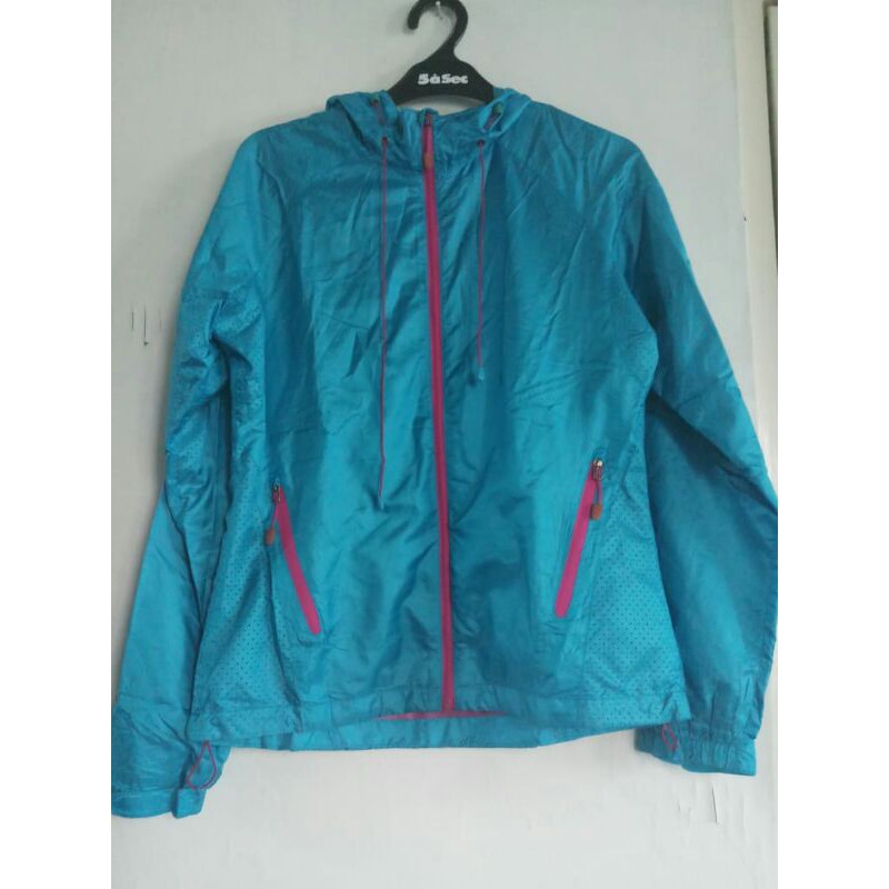 Jaket olahraga parasut brand westwood windbreaker sport running gym gunung
