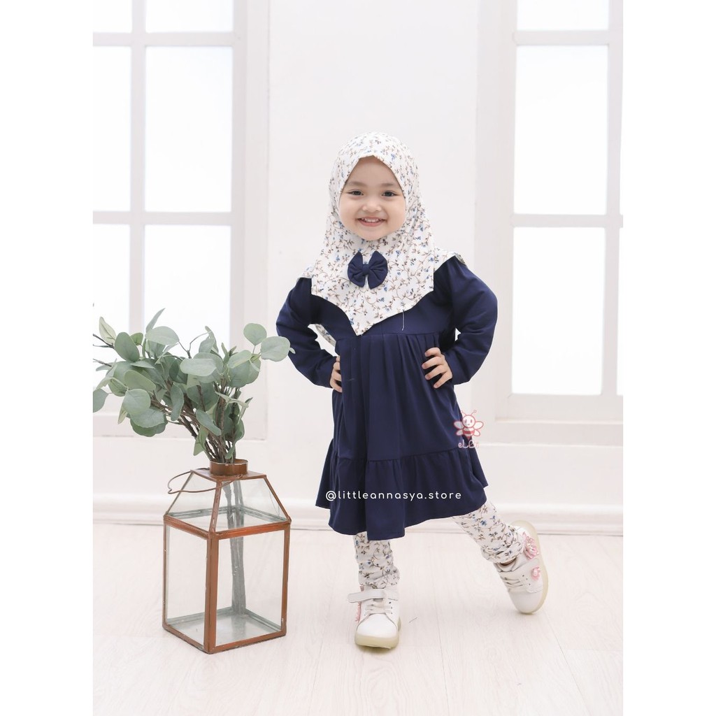 Setelan Baju Muslim Anak Perempuan Nayla 1-6Thn Kekiniian