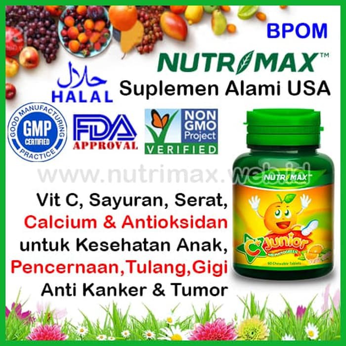 Nutrimax C+ Junior With Phytogreen Vitamin Untuk Daya Tahan Tubuh Anak