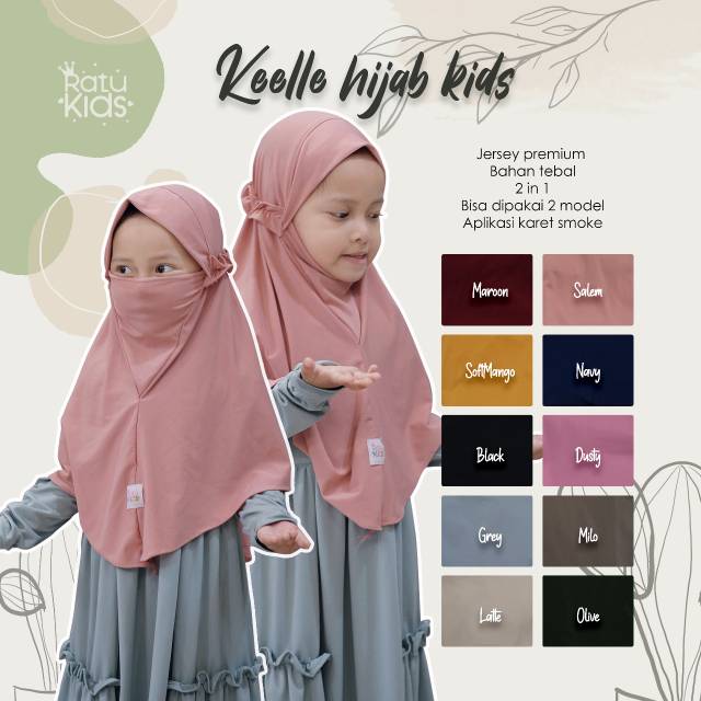 Keelle Hijab Kids RATU MULABEES