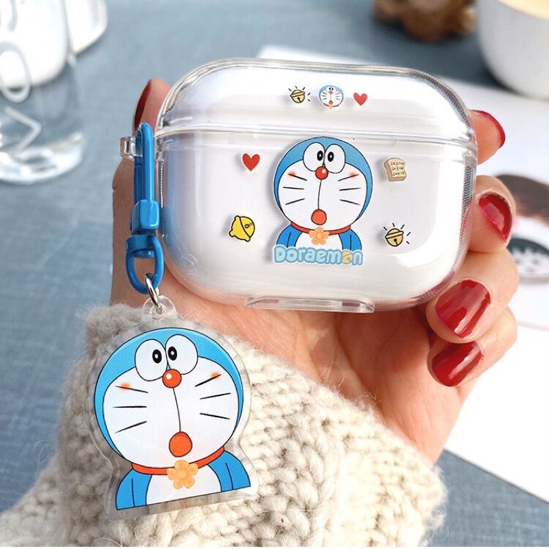 Airpods Case 1 2 3 4 Pro 2 Doraemon Soft Case Transparent Tpu Casing Airpods