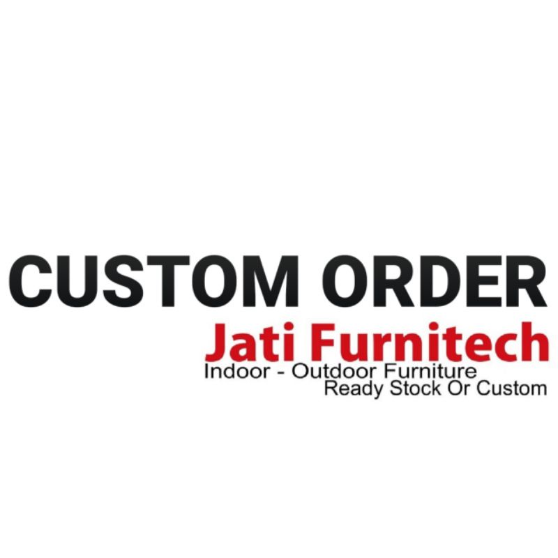 custom loster minimalis kayu jati