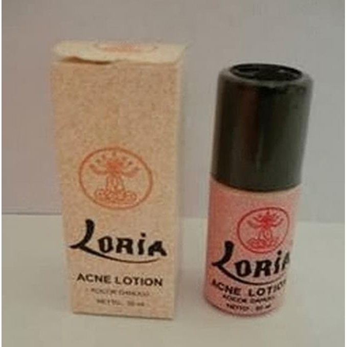 LORIA ACNE LOTION OBAT JERAWAT (30ML) ORIGINAL 100% HEMAT