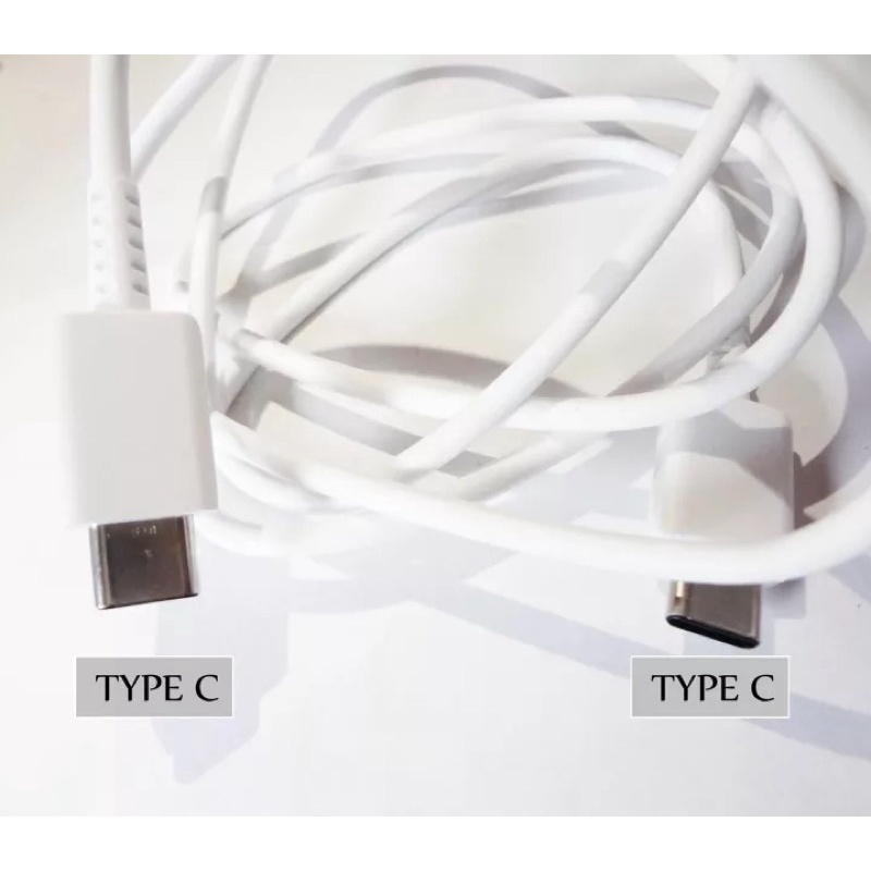 KABEL DATA SAMSUNG USB TYPE C TO TYPE C SUPER FAST CHARGING A70 A71 NOTE 10/ 10+/A23/A24/A33/A34/A52/A52S/M52/A53/A54/25w 45w/S20 S21 FE