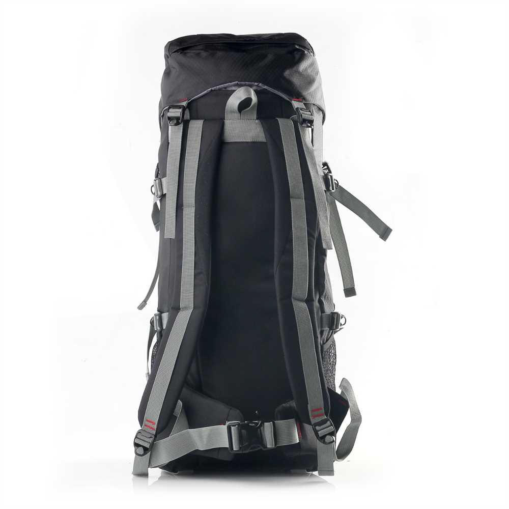 Justrue Tas Gunung Carrier 60 Liter Ransel Keril 60L Hitam 633