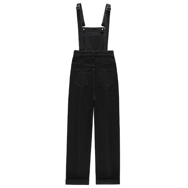 Overall Jeans Wanita Hitam / Celana Kodok Jeans Wanita /Jumpsuit Jeans Wanita (realpict)