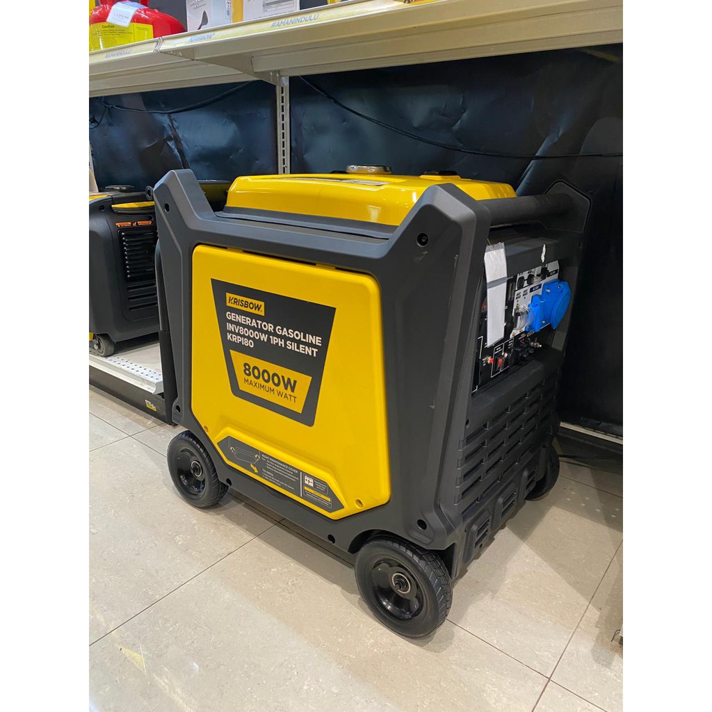 Krisbow Genset generator Inverter silent gasoline Bensin 8000watt 1Ph