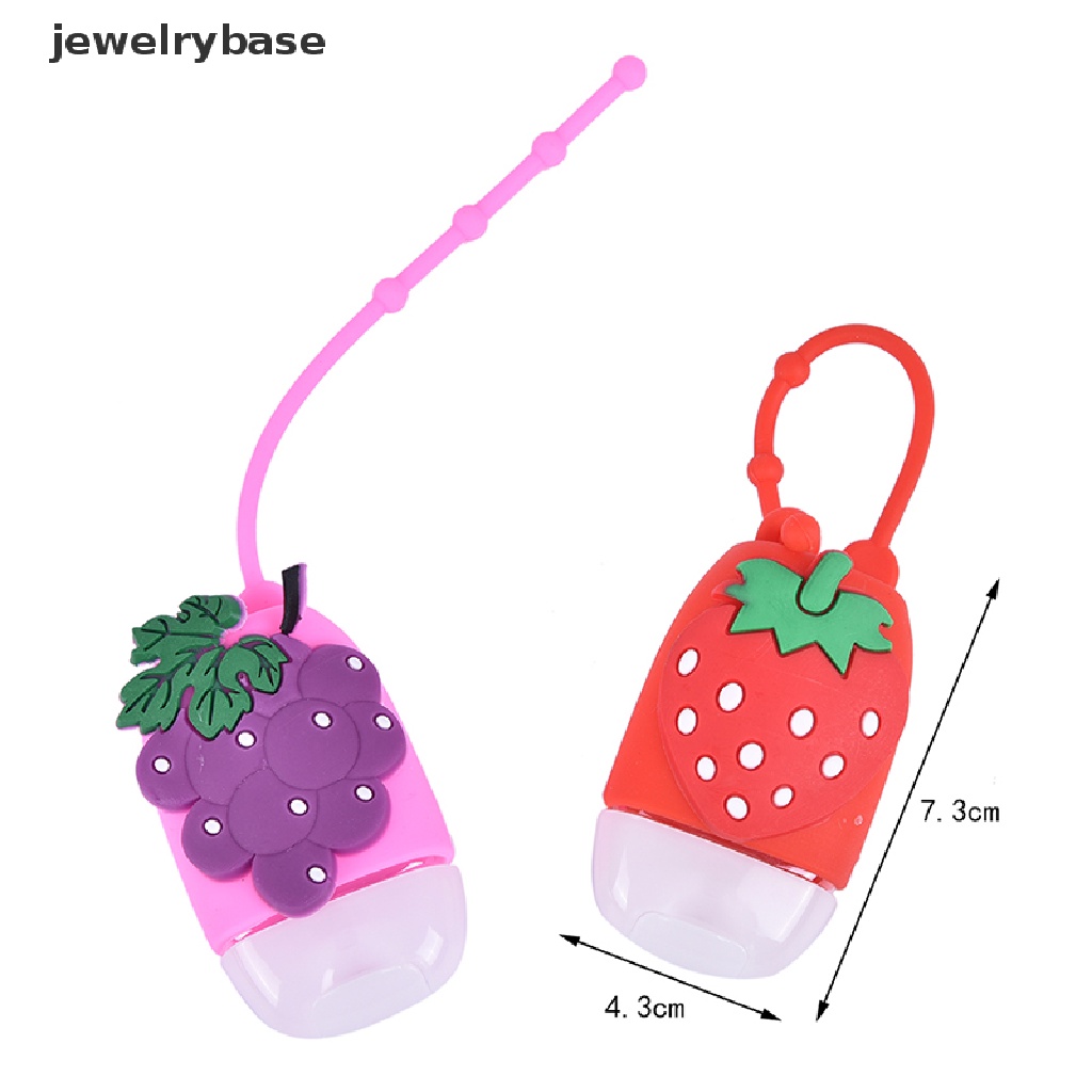 Botol Kosong Hand Sanitizer Buah Mini Portable Ukuran 30ml Dapat Dilepas