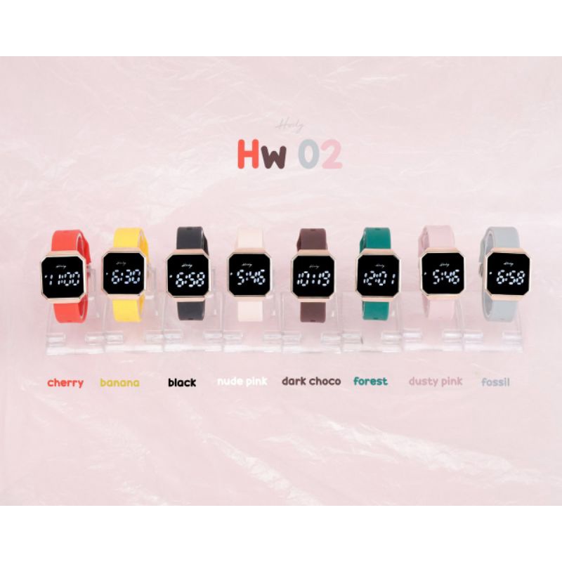 Ready Hody Watch HW-01 Garansi Original Digital Jam Tangan Hody Digital Touch Screen Magnetic Bukcle Tali Rantai Pasir Jam Tangan LED Jam Tangan Wanita TERLARIS BEST SELLER Jam Tangan Pria Universal HW 02-HW 02