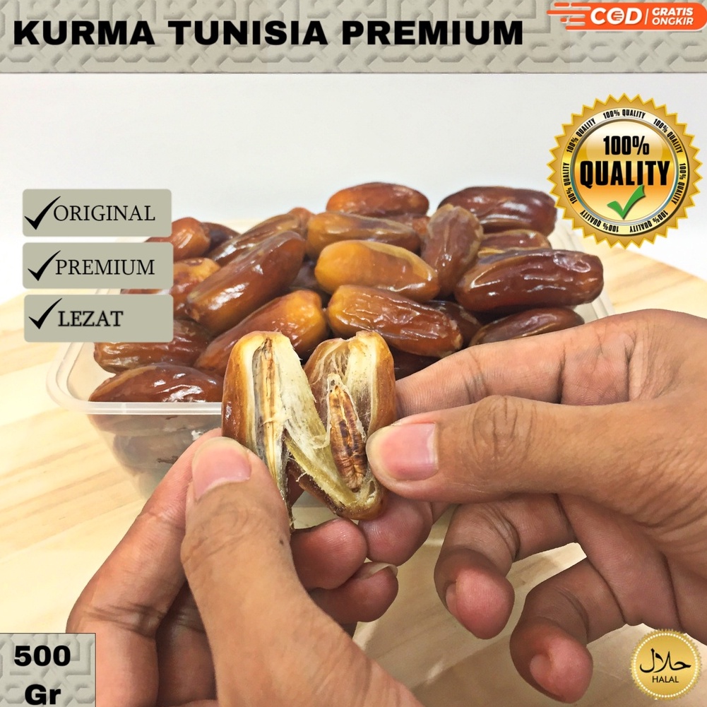 

Kurma Tunisia Madu 500 gram original / Kurma Tunis original / kurma timur tengah / Kurma Madu Tunisia / kurma premium