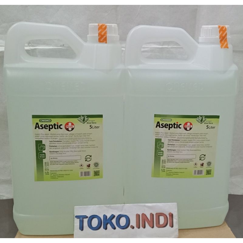 Aseptik plus 5 liter onemed / ASEPTIC Cair 5 Liter Onemed