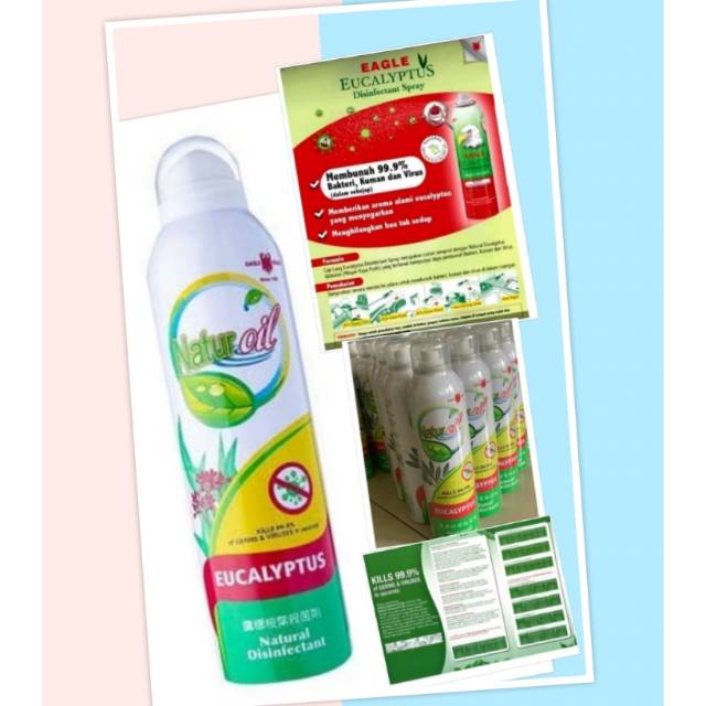 Eagle Eucalyptus Disinfectant Spray Original Cap Lang 280 ml