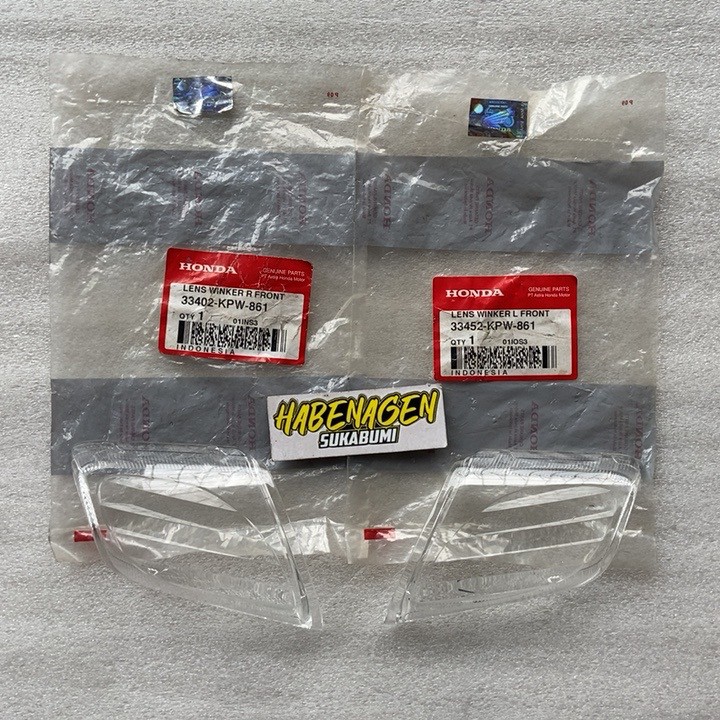 mika kaca lensa lens lampu sein sen sign depan kanan kiri honda kirana ori original orisinil AHM HGP