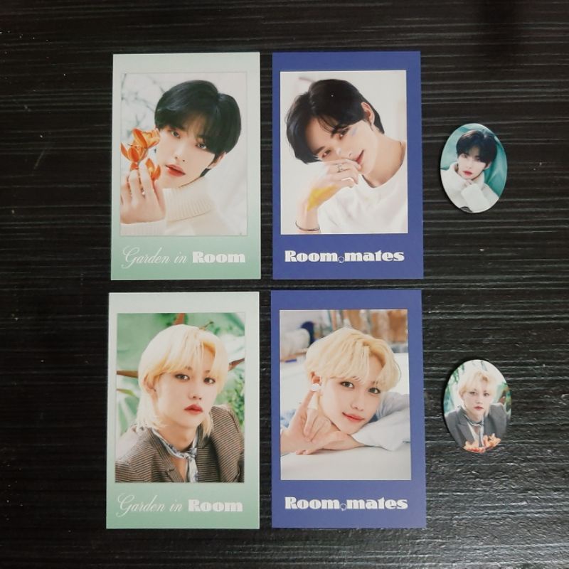 Hyunjin, Felix Member Set SG22 Season's Greetings 2022 A B + Magnet Garden in room mates Stray Kids