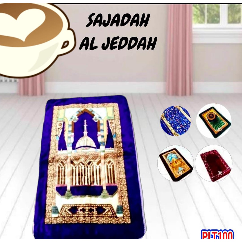 Sajadah AL jeddah Tebal - warna random