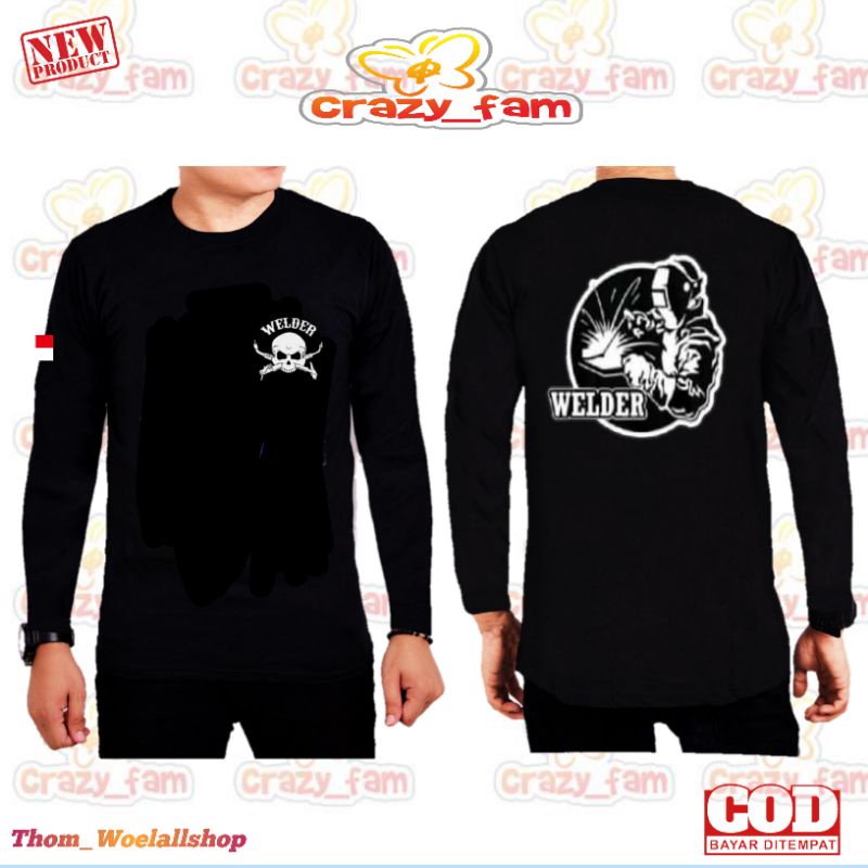 KAOS BAJU WELDER LENGAN PANJANG