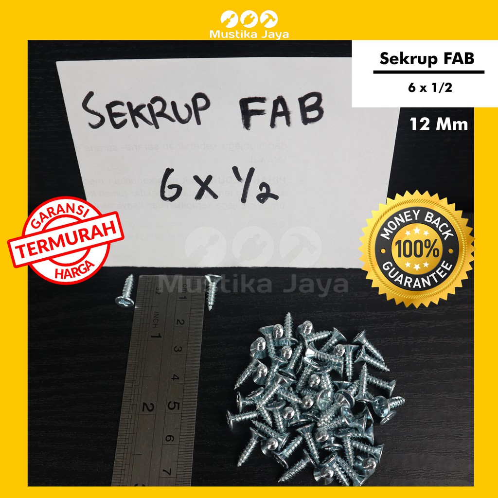 Sekrup FAB 6 x 1/2