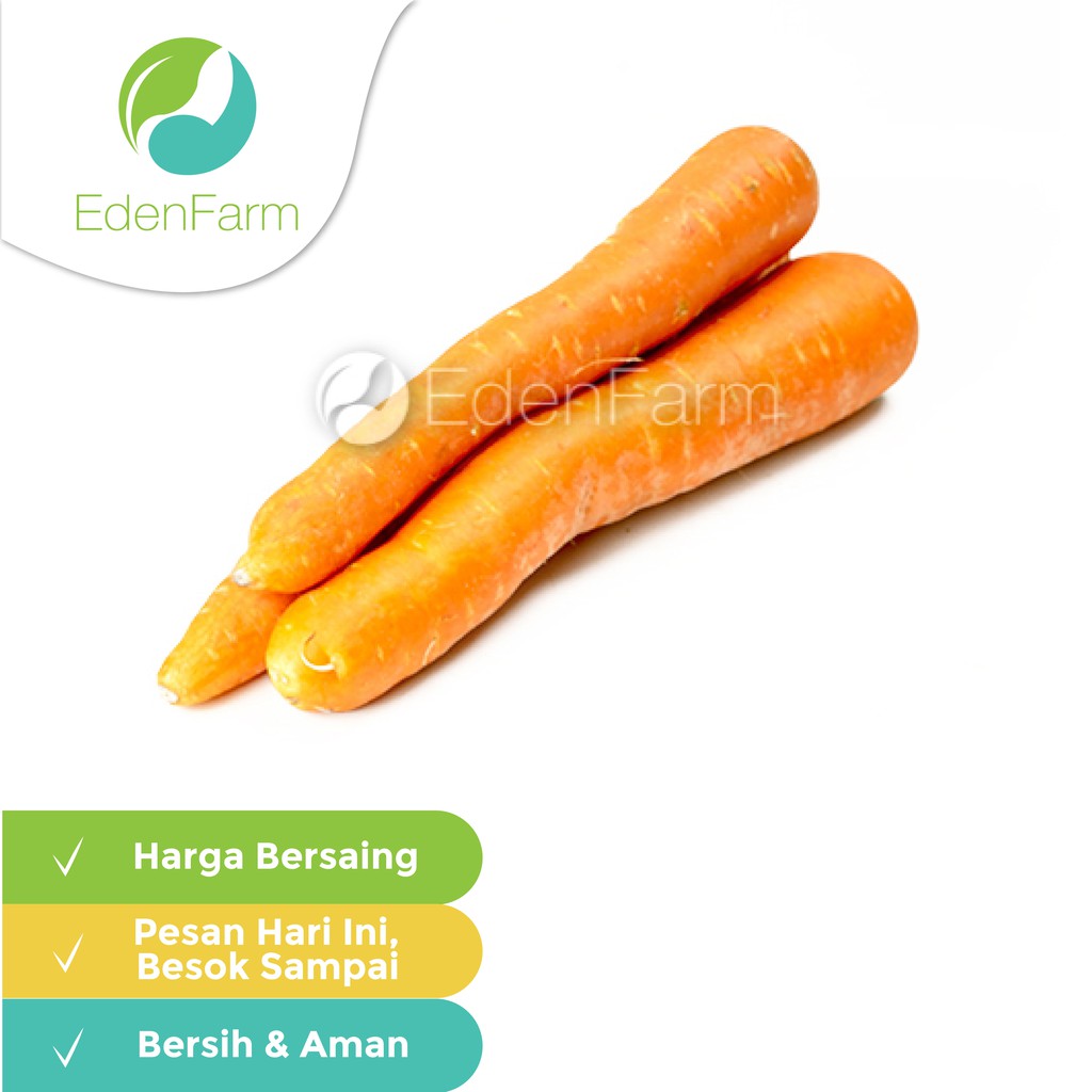 

Wortel Import 250gr Eden Farm