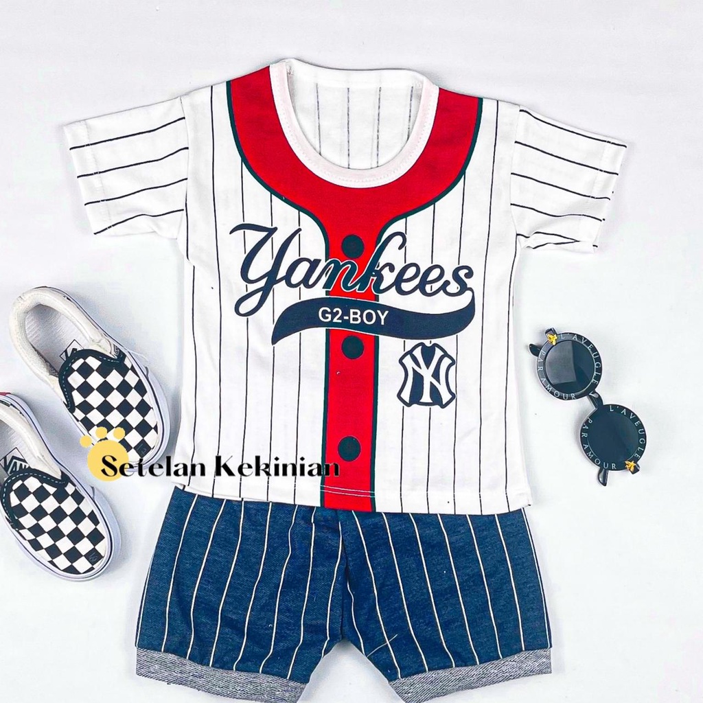 [SK] Setelan Anak Bayi Laki Laki 0bln - 12bln Set Pakaian Baby Baju Bayi Stelan Baby Set Baby Boy