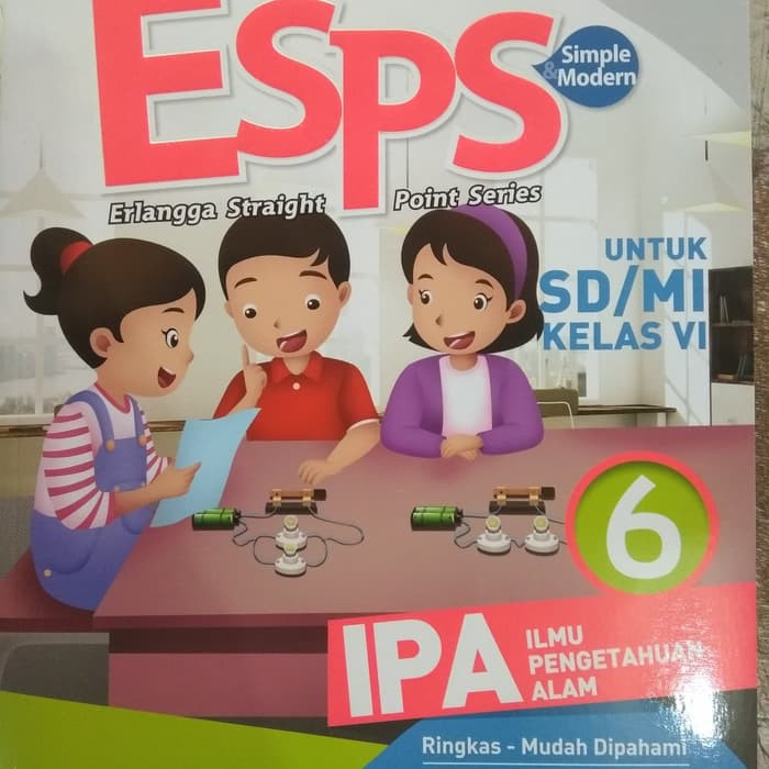 Buku  ESPS IPA KELAS 6 SD PENERBIT ERLANGGA